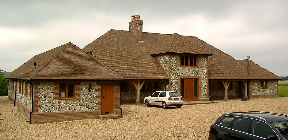 Handmade traditional roof tiles - Brown