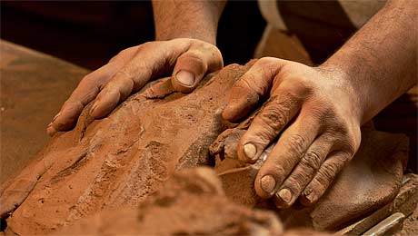 Sahtas Handmade Clay Roof Tile Production